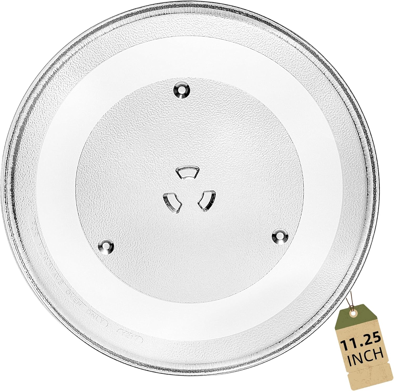 11.25 Microwave Glass Turntable Plate - Compatible with Samsung & GE - By AMI PARTS