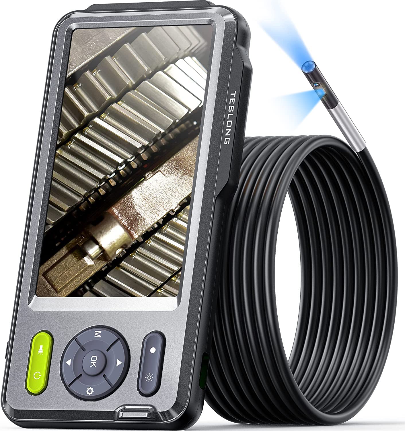 5mm Dual Lens Inspection Camera with 5in IPS Screen for Clarity