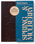 Dark Chocolate Bars Date-Sweetened Pure Dark 6 Pack - Zero Added Sugar