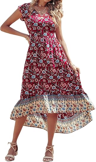 PRETTYGARDEN Women's Summer Maxi Dress for Boho Style Lovers