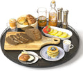 16in Oak Wooden Lazy Susan Turntable for Dining Table Decor