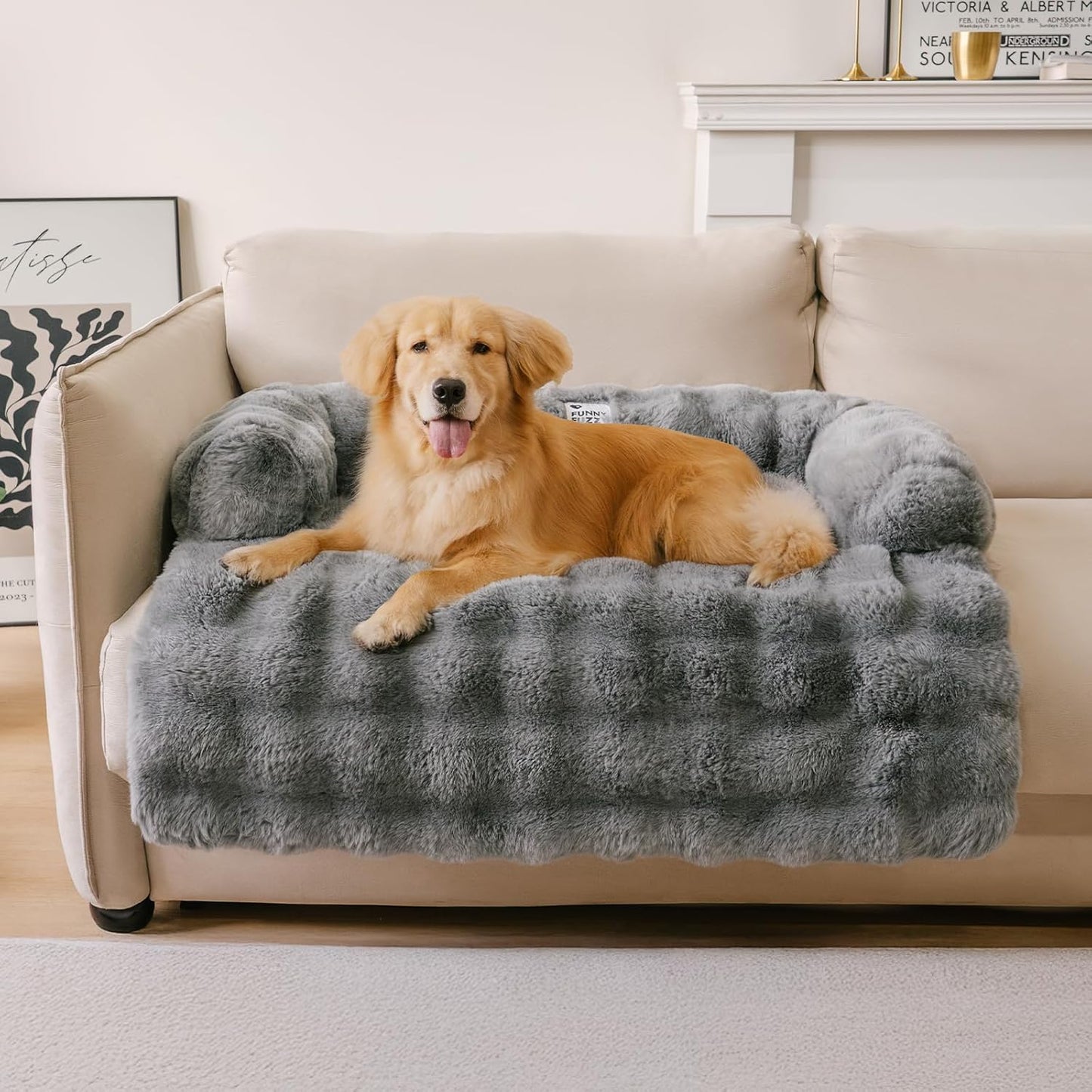 Calming Dog Couch Bed Protector for Large Medium Small Pets