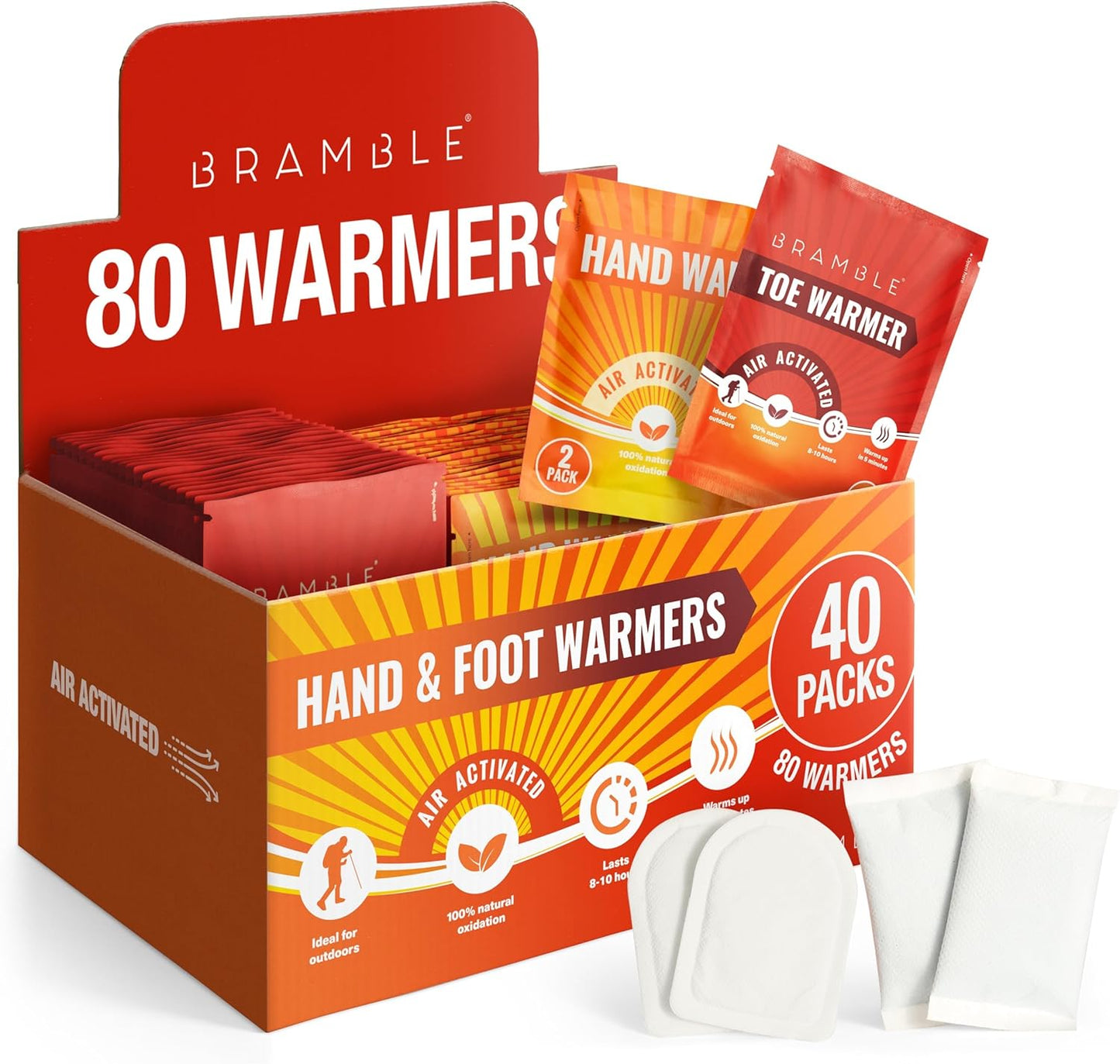 BRAMBLE Heat Packs - 8hr Long-Lasting Warmth