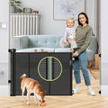 Reinforced 55 Wide Retractable Baby Gate for Indoor Outdoor Use