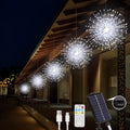 Solar Christmas Firework Lights Outdoor for Holiday Decor