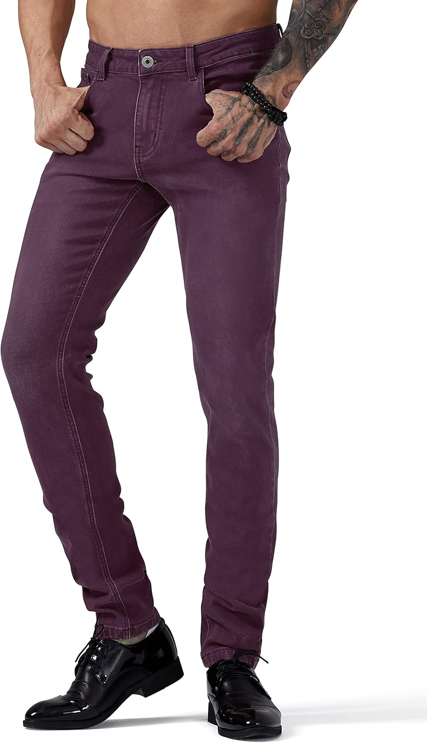 ZLZ Slim Fit Jeans for Men - Comfortable and Stylish Stretch Pants