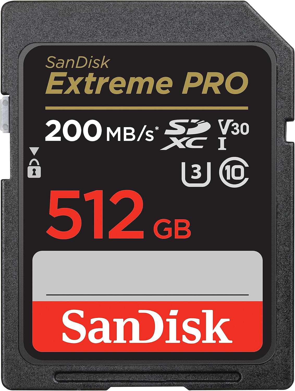 SanDisk 512GB Extreme PRO SDXC UHS-I Memory Card for 4K UHD