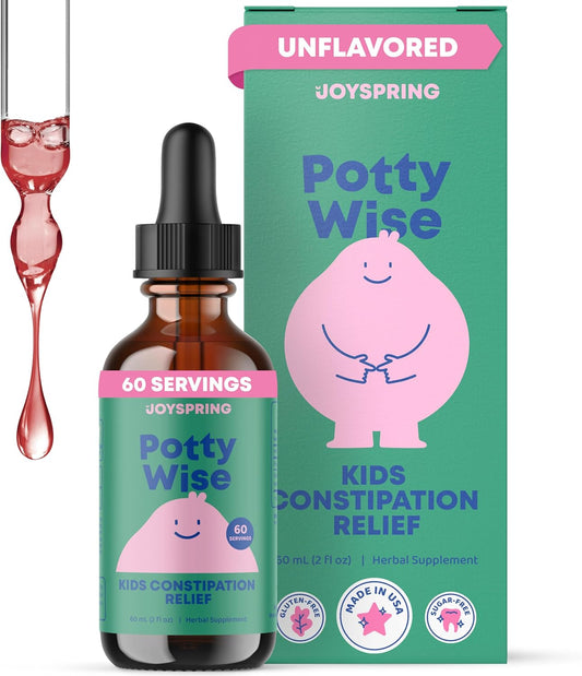 JoySpring Potty Wise Gentle Digestive Support for Kids 60 Servings