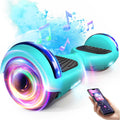 SISIGAD Scooter with Flash Wheels & Colorful LED Lights for Kids