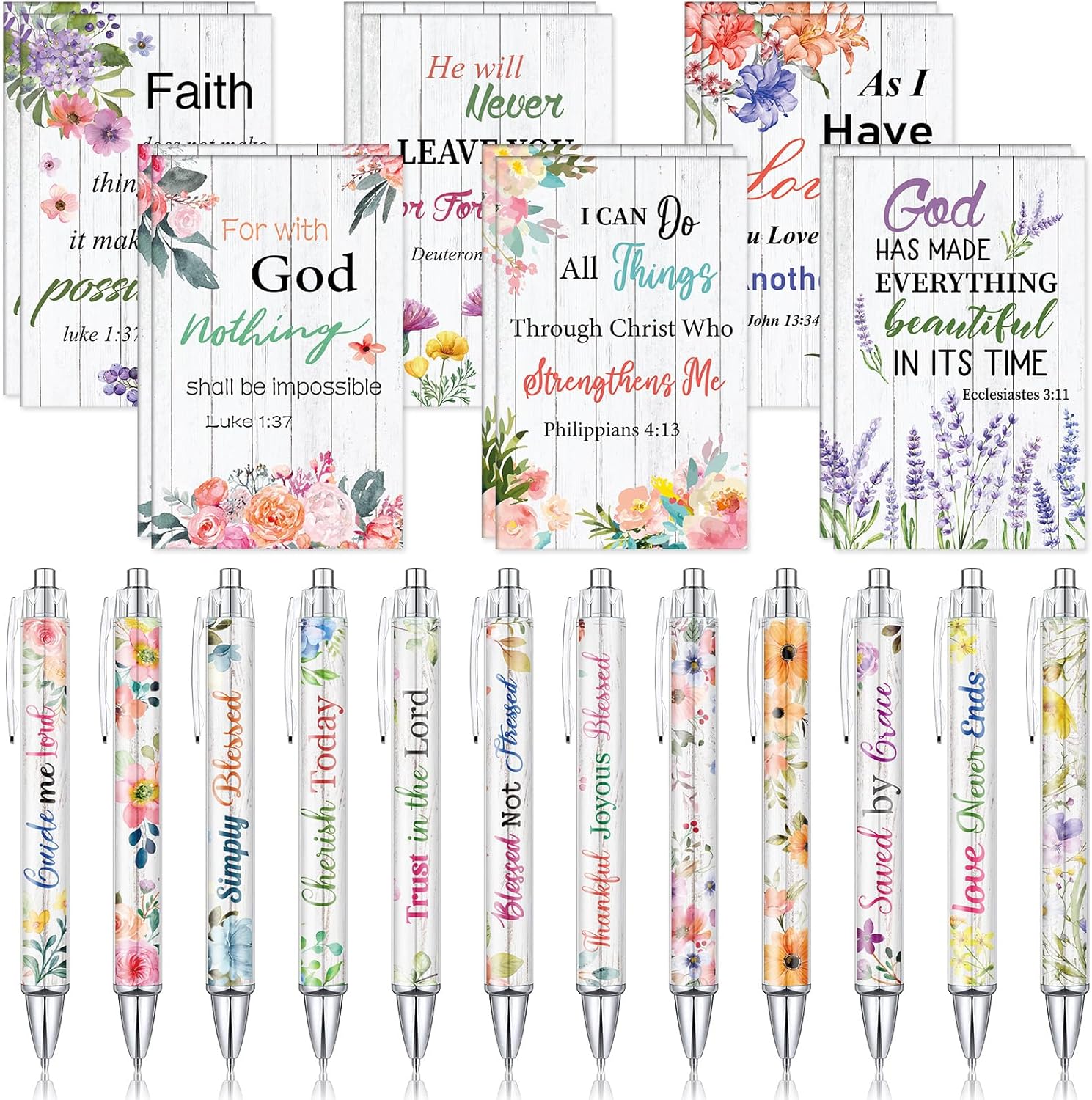 Faith-Inspired 24-Pcs Bible Verse Gifts Set