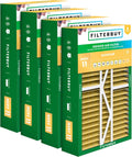 Filterbuy 16x25x5 Air Filter MERV 11 Allergen Defense - 4-Pack