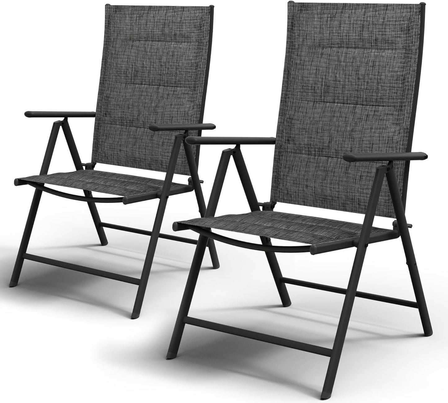 UDPATIO Patio Folding Dining Chairs Set of 2 for Comfort