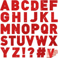 Large Glitter Letter Stickers 232 Pcs 6 in Big Alphabet Pack - Bright