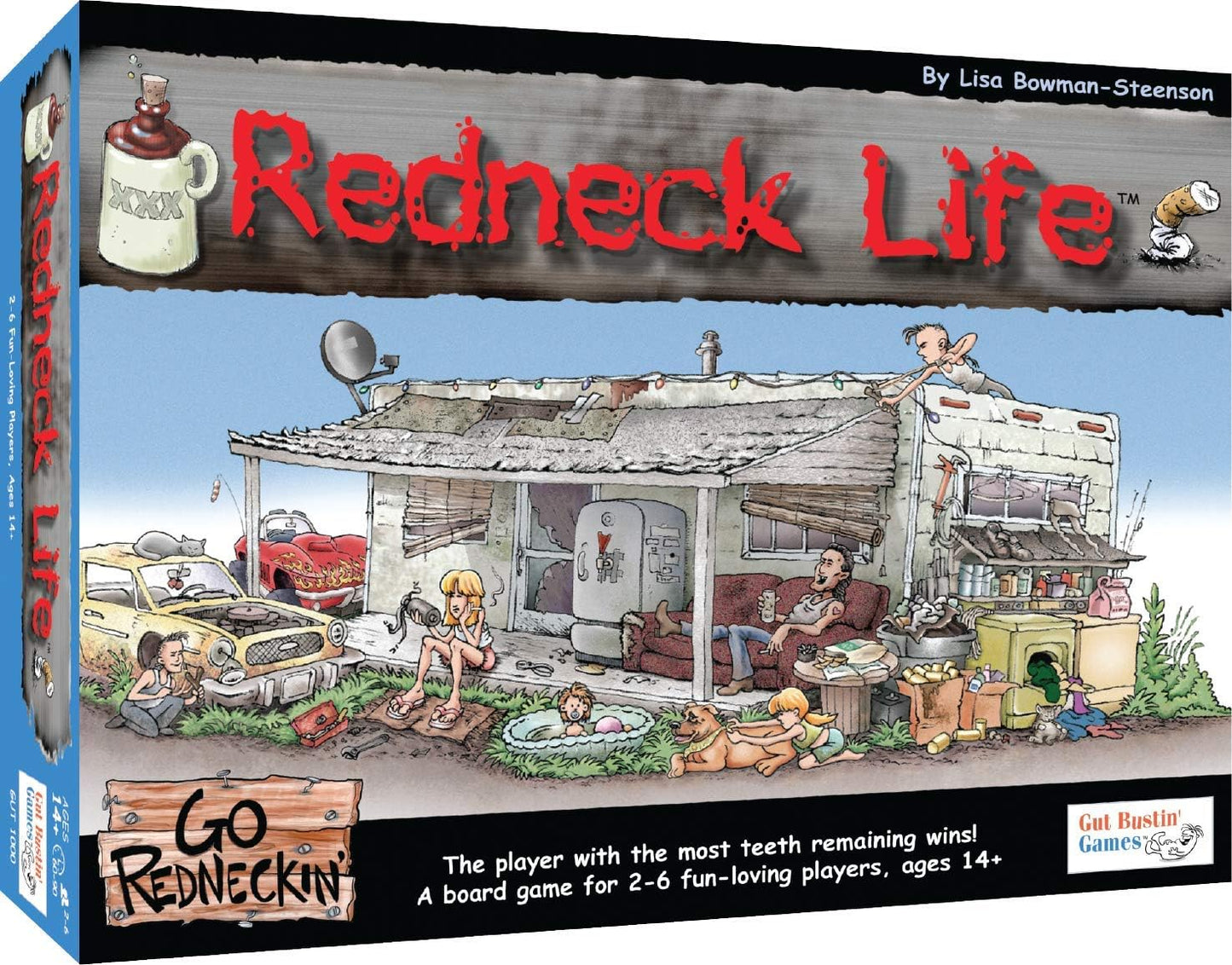 Redneck Life Board Game - Hilarious Fun for 2-6 Players