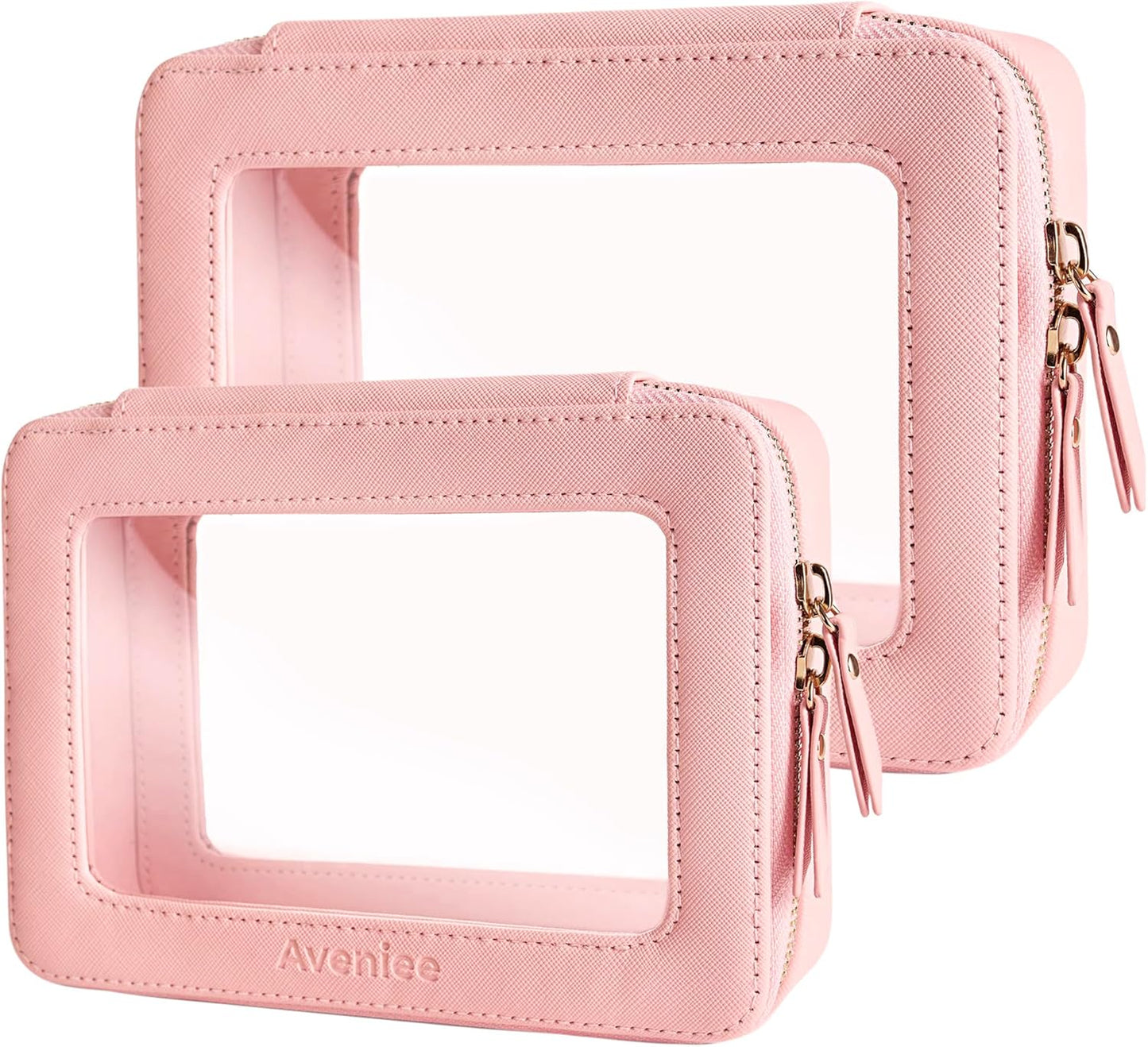 Aveniee Clear Makeup Bag Organizer Set for Travel Essentials