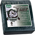 CARTMAN 20x40 ft Waterproof Green Tarp - Durable Multipurpose Cover