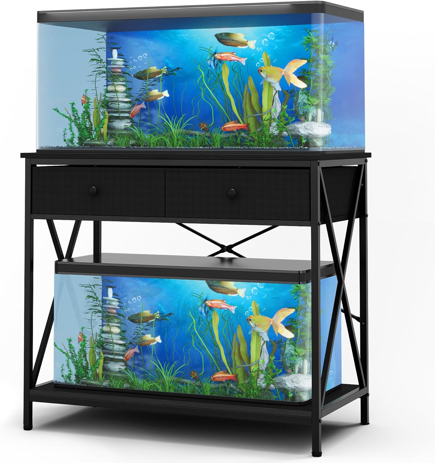 Fish Tank Stand 40 Gallon by FILKO: Sturdy & Stylish