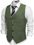 COOFANDY Men's Casual Business Vests for Elegant Style