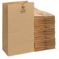 DURO 40# Brown Paper Lunch Bags 8.25 x 5.93 x 13.62 in - Bulk Pack