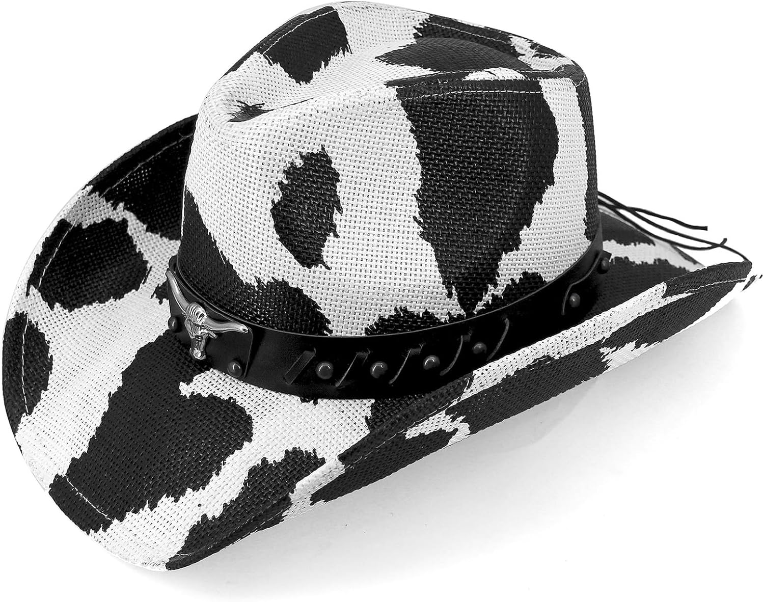 Cow Print Cowboy Hat for Men and Women - Unique Western Style