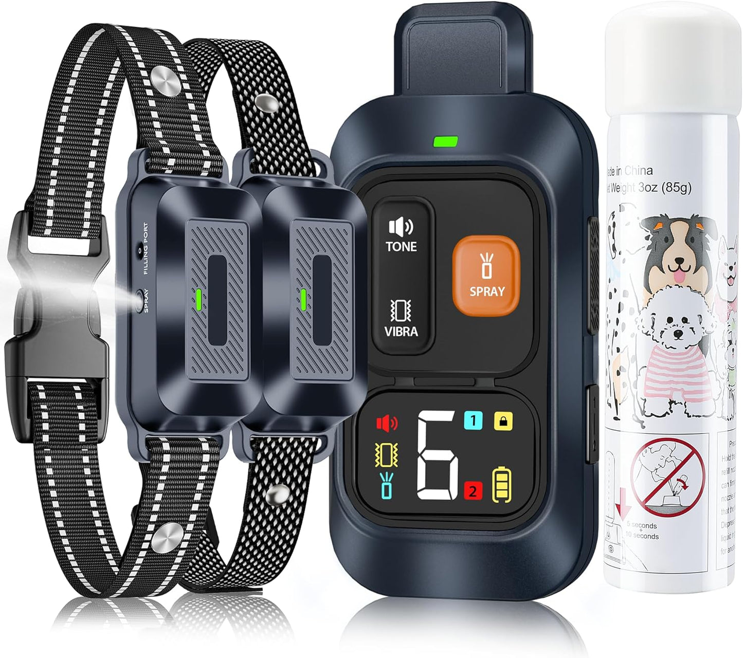 Citronella Dog Training Collar with Remote Control for All Breeds