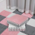 Amylove 72pcs Foam Floor Mat 12x12x0.4in Interlocking Tiles - Soft