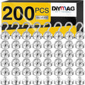 Magnetic Hooks 30Lbs Strong Heavy Duty S-Hooks - 200 Pack