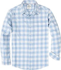 Dubinik Flannel Shirt for Men Casual Button Down - Soft All Cotton
