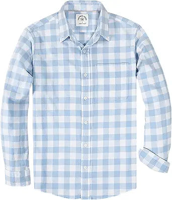 Dubinik Flannel Shirt for Men - Casual Lightweight Cotton Wear