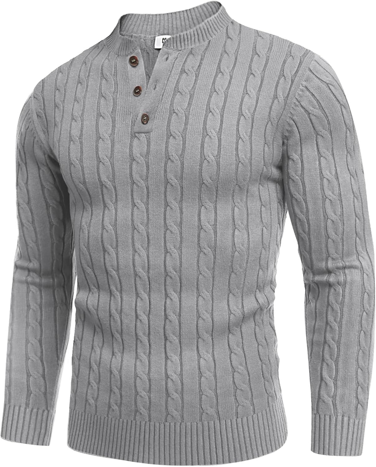 COOFANDY Men Casual Knit Sweater for Stylish Comfort