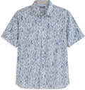 Big and Tall Wrinkle Free Short Sleeve Button Down Shirt - No-Tuck Fit
