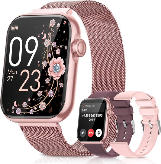 AKUMAKA Smartwatch: Track Health & Stay Connected