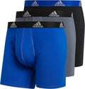 adidas Men's Performance Stretch Cotton Boxer Briefs (Style WGX2)
