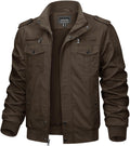 TACVASEN Men's Winter Jacket - Fleece Lined Military Style