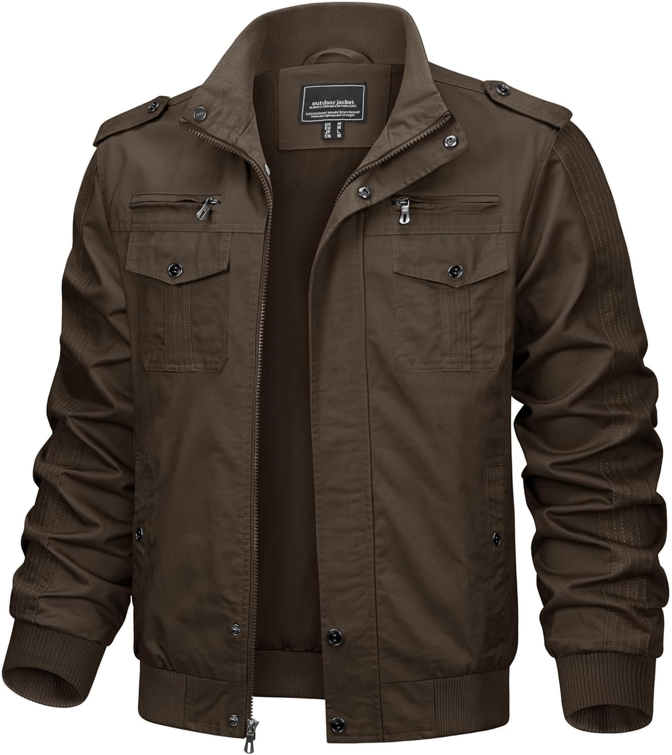 TACVASEN Men's Winter Jacket - Fleece Lined Military Style