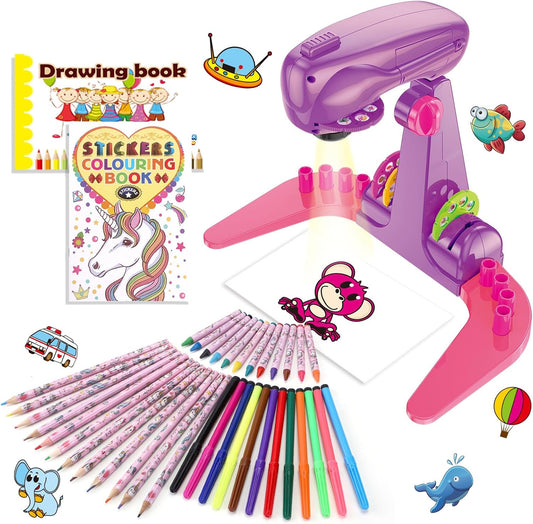 Kids Drawing Projector Kit - Creative Fun for Girls 3+!