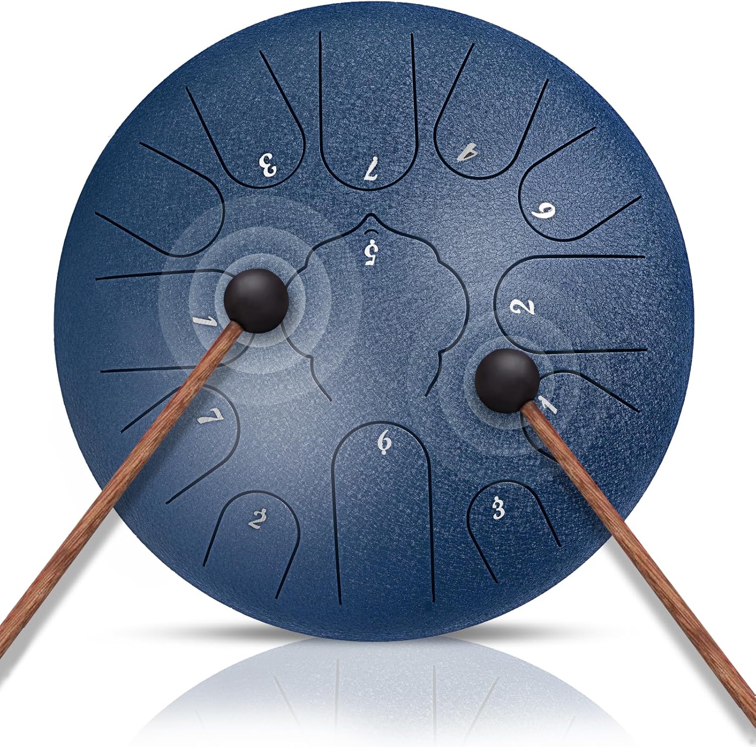 Steel Tongue Drum - 13 Note 12 Inches C-key for Healing Music