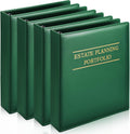 Estate Planning Portfolio Binder PU Leather with Index Tabs
