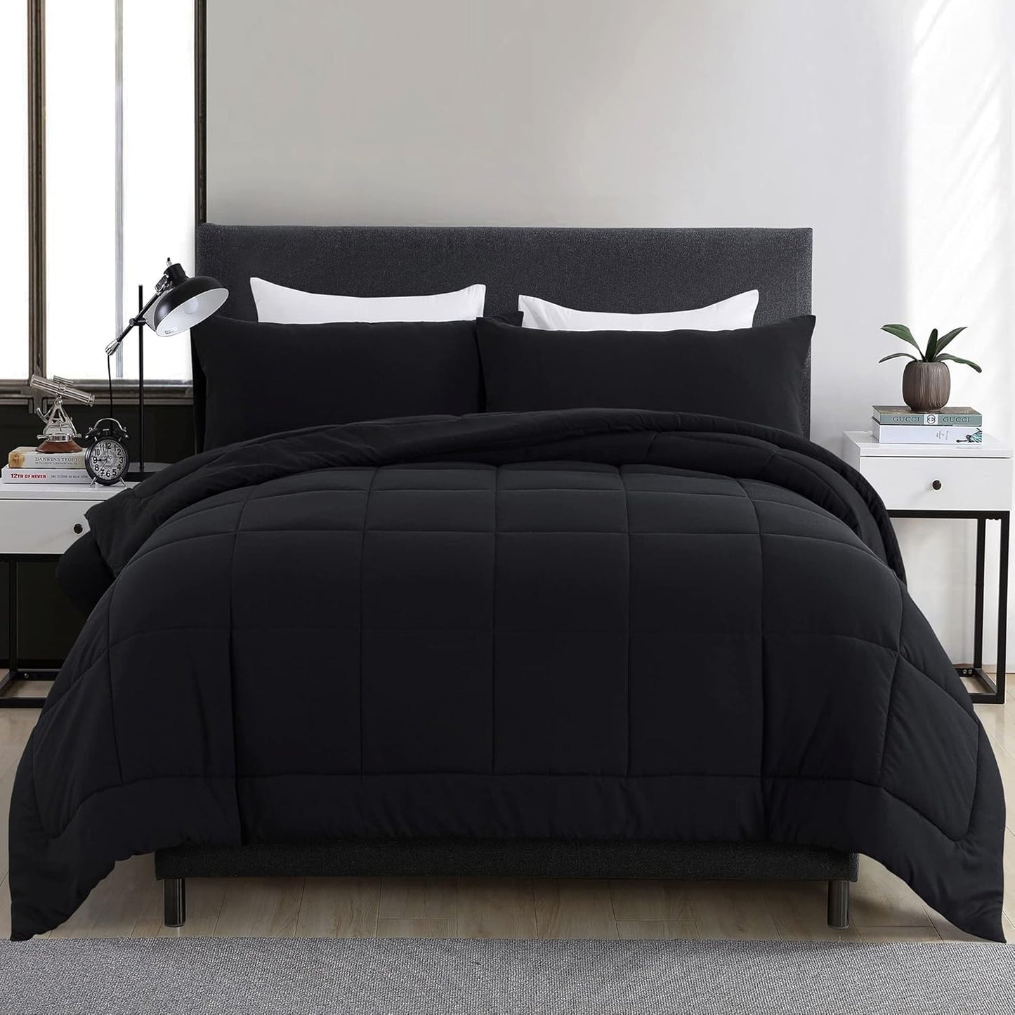 DOWNCOOL Full Size Comforter Sets for All Season Comfort