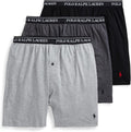 POLO Classic Fit Cotton Knit Boxers 3-Pack - Comfortable Everyday Wear