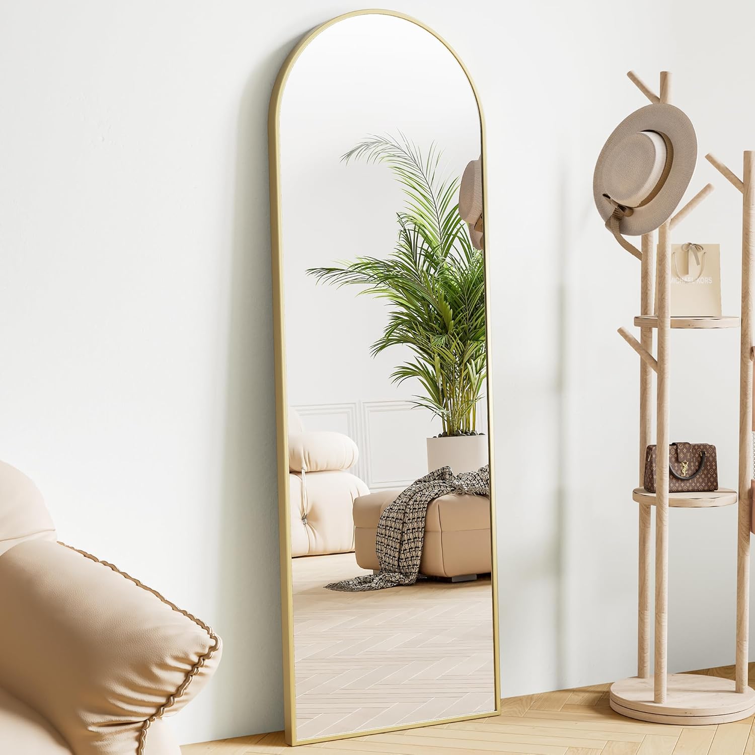 Full Length Mirror 60inx16in with Aluminum Alloy Frame for Home