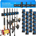 PLUSINNO V6 Vertical Fishing Rod Holders - Secure Garage Rod Storage