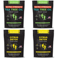 DAILY REMEDY 4-Pack Foot Soak Set - Extra Strength Tea Tree & Citrus