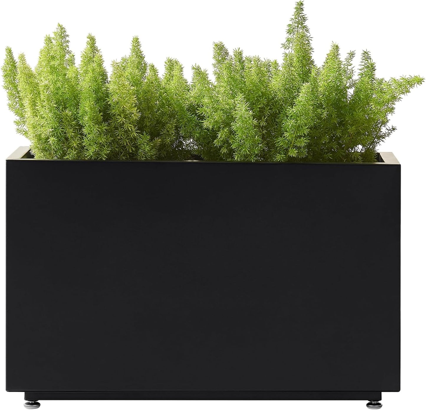 Outdoor Metal Planter Box with Drainage Holes for Modern Decor