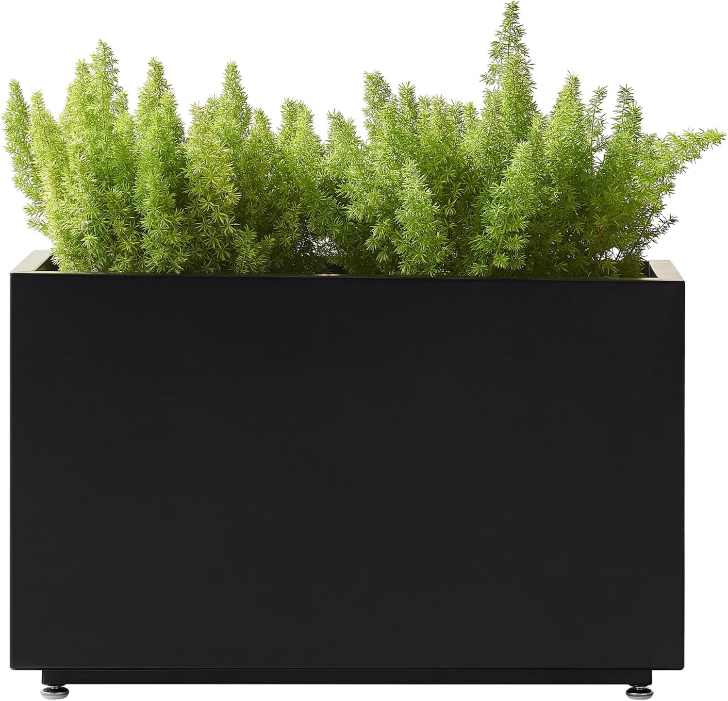 Outdoor Metal Planter Box with Drainage Holes for Modern Decor