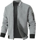 Lightweight Mens Bomber Jacket for Men - Casual Varsity Coat