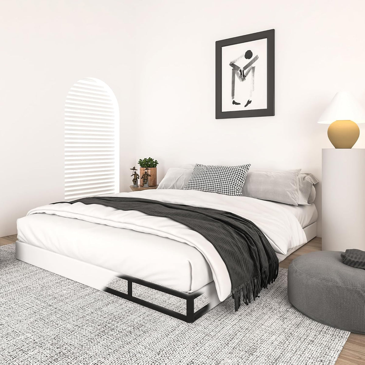Qingzhou 5 Inch Box Spring for Queen Bed, Heavy Duty Support
