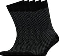 VRD Mens Dress Socks 5-Pack Bamboo Crew Socks for Men Gift