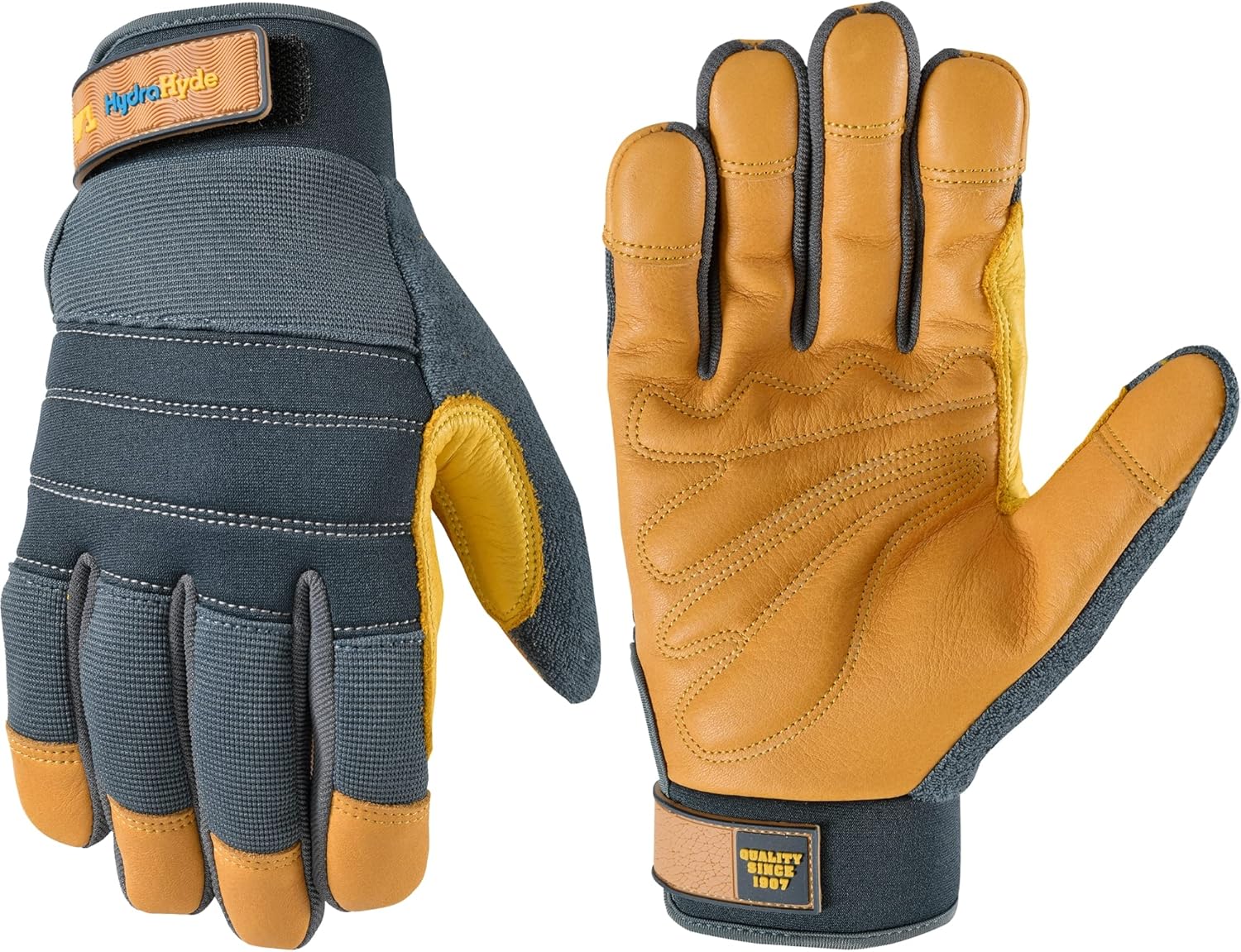 Wells Lamont HydraHyde Water-Resistant Work Gloves