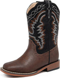 Kids Cowboy Boots for Boys Girls by Parrosoo - Stylish Fun